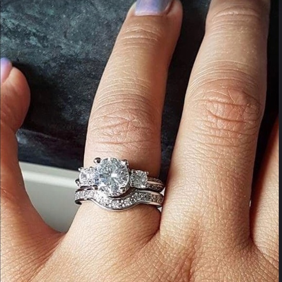 🆕 925 silver wedding set🆕 - Picture 7 of 8